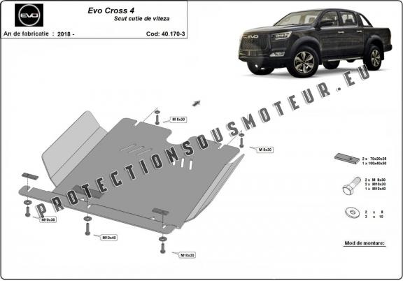 Protection de la boîte de vitesse Evo Cross 4