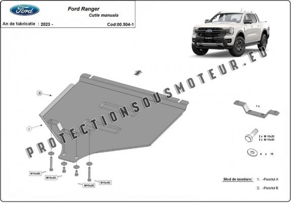 Protection de la boîte de vitess manuelle Ford Ranger