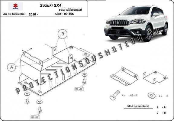 Aluminium protection du différentiel Suzuki SX4