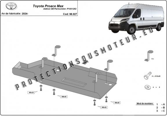 Protection réservoir AdBlue Toyota Proace Max- P1001282