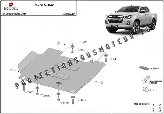 Protection Sous Moteur Isuzu D-Max