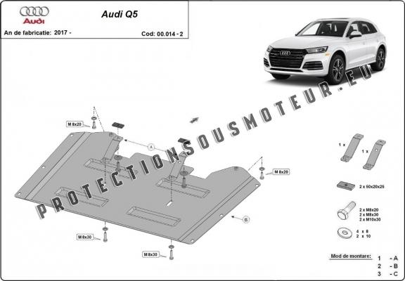 Protection de la  boîte de transfert Audi Q5